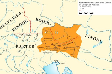 Noricum - a Celtic kingdom in today's Austria