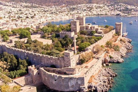 Bodrum Castle - surrounded by Marina