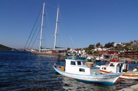 Gümüşlük - beautiful Bay and Rabbit Island