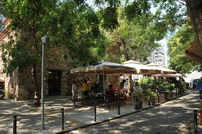 Fahrradstadt Thessaloniki - die Uferpromenade lädt ein