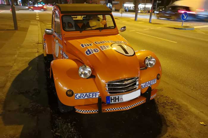 Citroen 2 CV - a Racing Version found in Hamburg