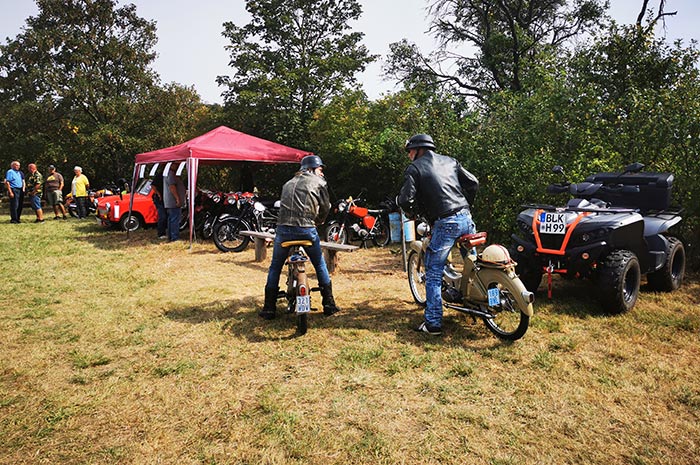 Vintage cars in photos - a meeting in Burgholzhausen