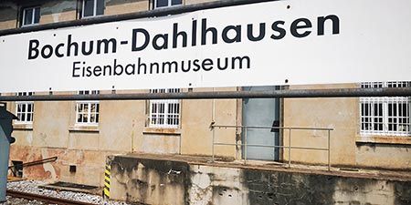 Biking to the Railway Museum Bochum in Dahlhausen