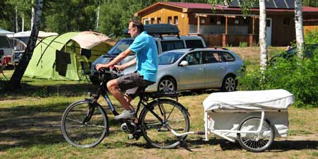 Bergwitzsee Camping - location for blogger and TV crew