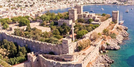 Bodrum Castle - surrounded by Marina