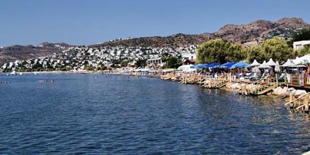 Ortakent - kristallklares, ruhiges Meer bei Bodrum