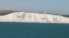 White Cliffs of Dover - The chalk cliffs in front