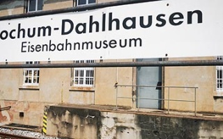 Biking to the Railway Museum Bochum in Dahlhausen