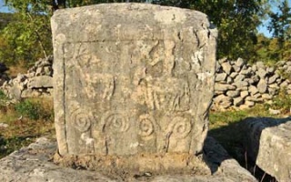 Tomb stones - Stecci at the wayside of Imotski