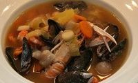 Bouillabaisse - a Provencal fish dish in Marseille